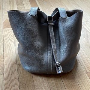 Authentic Hermès Picotin 22 etoupe 2013